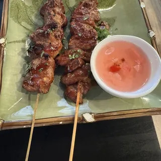 Pork BBQ (2 skewers)