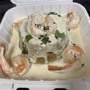 Shrimp Mofongo