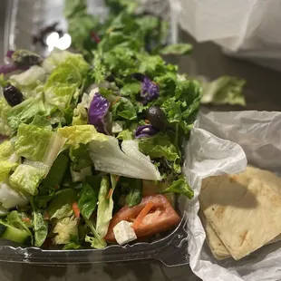 Where&apos;s the chicken? I asked for a Greek chicken salad and got no chicken. I paid $10 for some lettuce.