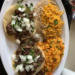 Taco plate carne asa do
