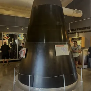 Re-entry capsule for the nuclear bomb.