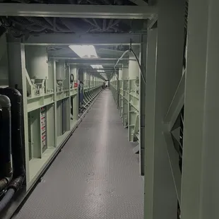 Access tunnel to the silo.