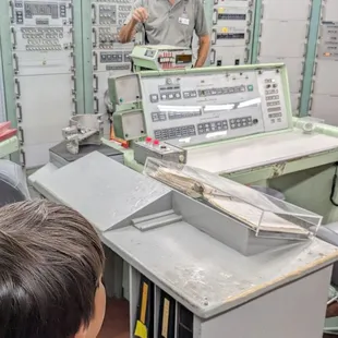 Now you are in the control room and he does a very cool simulation where you get to learn a lot about how missiles are launched