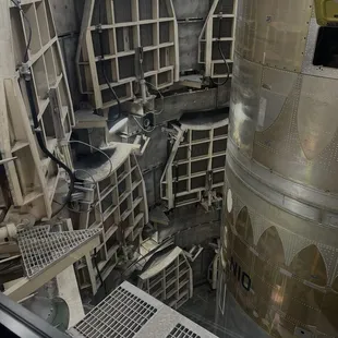 Inside the missile silo.
