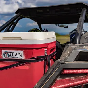 Coolers are provided