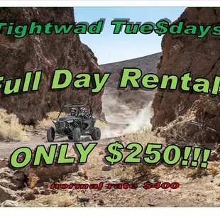 Tightwad Tu$day!