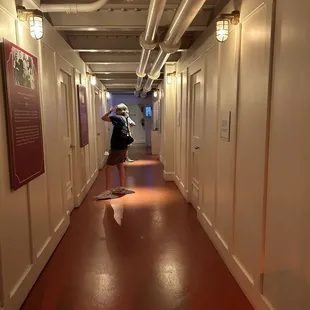 The hallway, really cool.