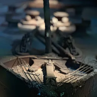 The model of the shipwreck