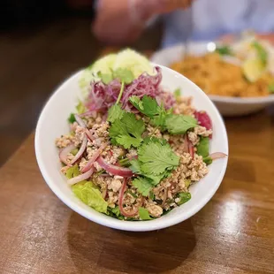 Chicken larb