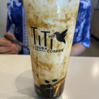 Brown Sugar Creme Brulee Milk ( No Tea)