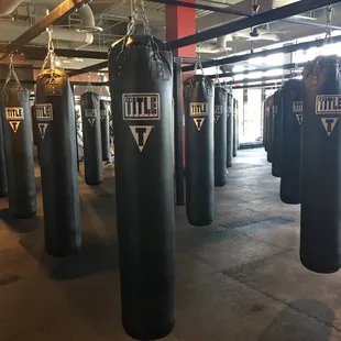 Hit the heavy bag!