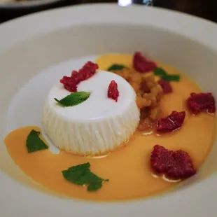 Panna cotta. My favorite item at this place! Bright, citrusy, full of flavor!