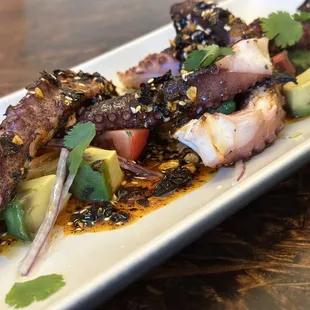 Grilled octopus starter - must have!