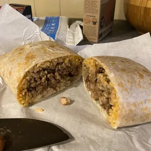Asada burrito- Huge!! Burritos