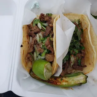 Carne Asada  Tacos
