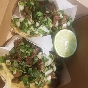 Carne asada tacos