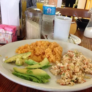 a plate of food