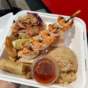 Bong Bong Shrimp Platter