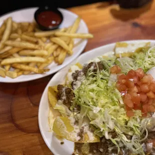 Fries with Nachos Supremos