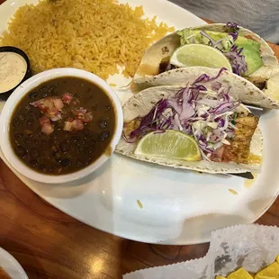 Mahi fish tacos