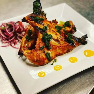 a plate of food