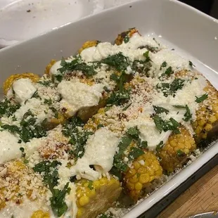 corn with cheese and parmesan