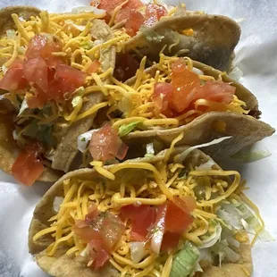 Tacos de Papa y de Res