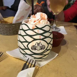 Strawberry piña colada