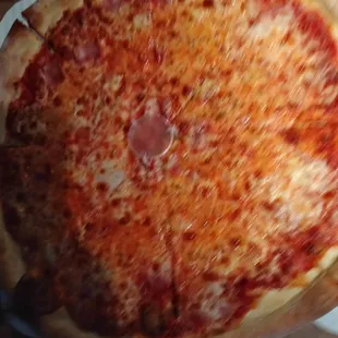 Sorry Tito&apos;s pizza with 7 pieces of ham