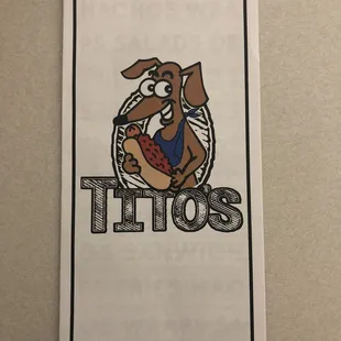 Take out menu, address and phone number for take out orders