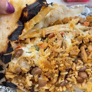 Chicken Burrito Supreme