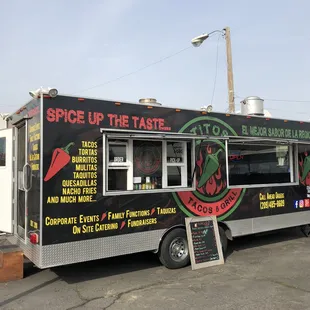 Plenty of parking places to sit down and eat