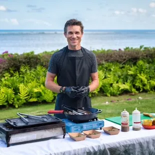 outside, sushi and sashimi