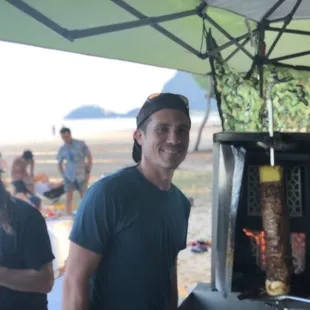 The CEO himself even makes Tacos! Let me ask you a question.. is that the sexiest face you've ever seen!?