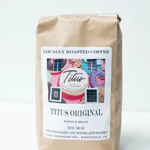 Fresh, ground coffee. Roasted local!!