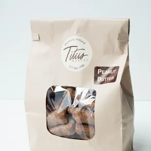 Homemade dog bones. Drive up with your dog and they get a treat!!