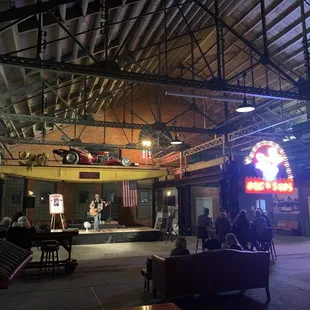 Large music venue area