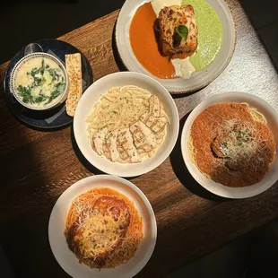 Lunch menu items