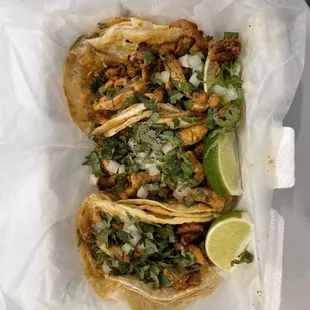 Chicken tacos