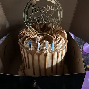 Caramel cookie butter cake!!!