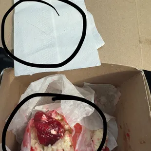 The hair in the cheesecake