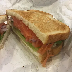 Cajun Salmon Sandwich