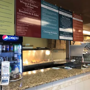 Over head menu