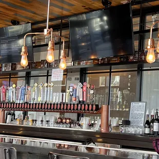 Nice selection on tap.