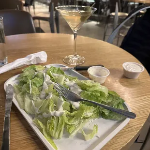 Cesar and dirty martini