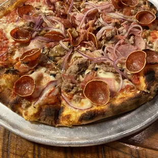 the pizza