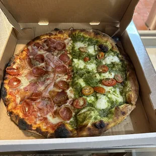 Lorenzo special on right and carnivore on the left