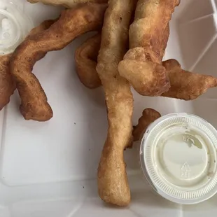 Fry bread strips