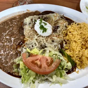 Chicken Mole Enchiladas