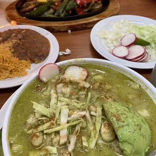 Pozole Thursday! Also: Shrimp Fajita